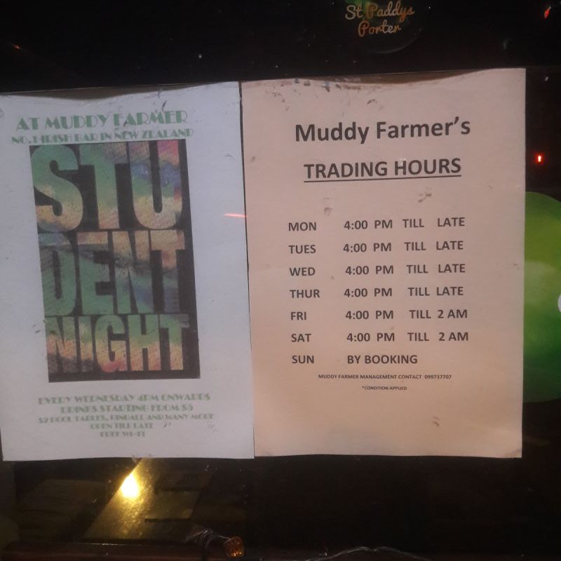 The Muddy Farmer in Auckland  is a great place to relax